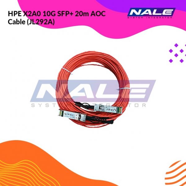 HPE X2A0 10G SFP+ 20m AOC Cable (JL292A)