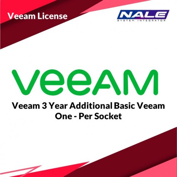 Veeam 3 Year Additional Basic Veeam One - Per Socket