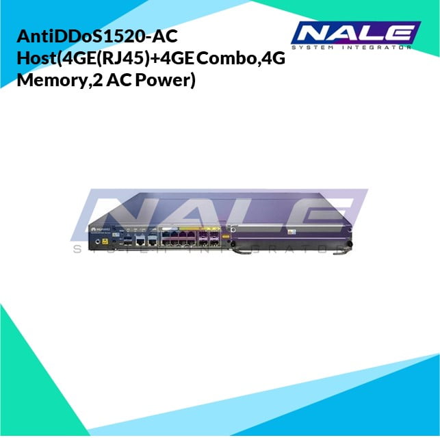 Slide1 AntiDDoS1520-AC Host(4GE(RJ45)+4GE Combo,4G Memory,2 AC Power) - Gambar 1