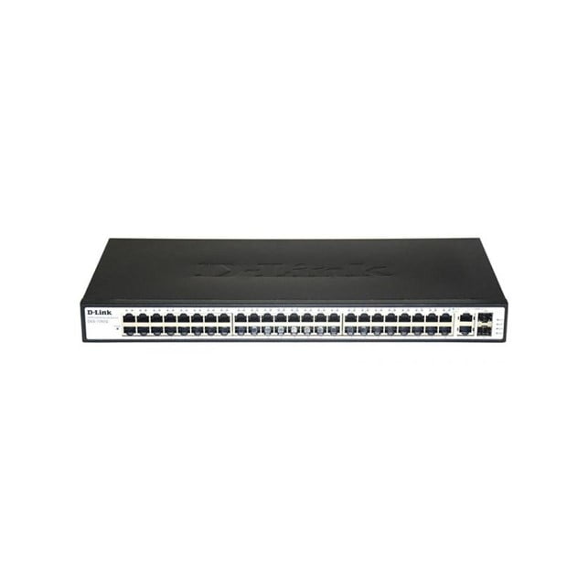 22 D-Link 48-Port 10/100Mbps + 2-Port 10/100/1000BaseT/SFP combo Unmanaged Standalone Switch DES-1050G - Gambar 1