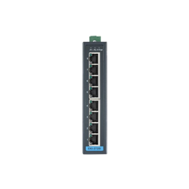 EKI-2728I-CE Advantech 8-port Gigabit Unmanaged Industrial Ethernet Switch (EKI-2728-D) - Gambar 1